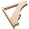 Ekena Millwork 5 1/2-in W x 40-in D x 40-in H Balboa Slat Rough Cedar Woodgrain TimberThane Outlooker, Primed Tan OUTUR055X40X40BOA24RCPR - alternate 2